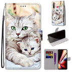 For OPPO Realme 5 / 5s / 5i / C3 / C3i / 6i / Narzo10 / 10A / 20A / Big Cat Holding Kitten