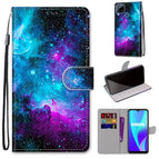 For OPPO Realme C15 / C12 / C25 / 7i (Global) / Narzo 20 / 30A / Purple Green Starry Sky