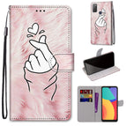 For Alcatel 3L 2021 / Pink Hands Heart
