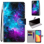 For Alcatel 3L 2021 / Purple Green Starry Sky