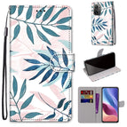 For Xiaomi Redmi K40 / K40 Pro / K40 Pro+ / Pink Green Leaf