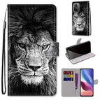 For Xiaomi Redmi K40 / K40 Pro / K40 Pro+ / Black White Lion Head