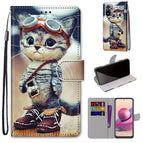 For Xiaomi Redmi Note 10 4G / Note 10S / Leather Shoes Cat