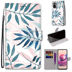 For Xiaomi Redmi Note 10 4G / Note 10S / Pink Green Leaf