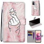 For Xiaomi Redmi Note 10 4G / Note 10S / Pink Hands Heart