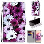 For Xiaomi Redmi Note 10 4G / Note 10S / Chrysanthemum Pink White Purple