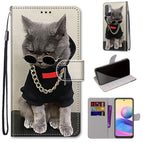 For Xiaomi Redmi Note 10 5G / Golden Chain Grey Cat