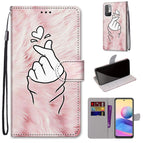 For Xiaomi Redmi Note 10 5G / Pink Hands Heart