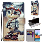 For Xiaomi Redmi Note 10 Pro Max / Note 10 Pro / Leather Shoes Cat