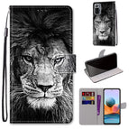 For Xiaomi Redmi Note 10 Pro Max / Note 10 Pro / Black White Lion Head