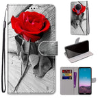 For Nokia 5.4 / Wood Red Rose