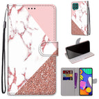 For Samsung Galaxy F62 / M62 / Pink Stone Texture