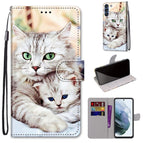 For Samsung Galaxy S21 FE / Big Cat Holding Kitten