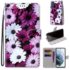 For Samsung Galaxy S21 FE / Chrysanthemum Pink White Purple