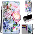 For Samsung Galaxy S21 FE / Light Pink Bouquet