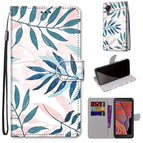 For Samsung Galaxy Xcover 5 / Pink Green Leaf