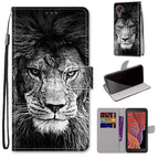 For Samsung Galaxy Xcover 5 / Black White Lion Head