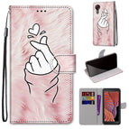 For Samsung Galaxy Xcover 5 / Pink Hands Heart