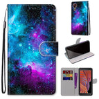 For Samsung Galaxy Xcover 5 / Purple Green Starry Sky