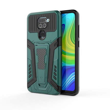War Chariot Series Armor All-inclusive Shockproof PC + TPU Protective Case with Invisible Holder, For Xiaomi Mi 10T Lite 5G, For Xiaomi Poco X3, For Xiaomi Redmi Note 9