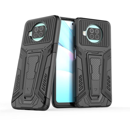 War Chariot Series Armor All-inclusive Shockproof PC + TPU Protective Case with Invisible Holder, For Xiaomi Mi 10T Lite 5G, For Xiaomi Poco X3, For Xiaomi Redmi Note 9