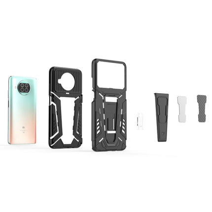 War Chariot Series Armor All-inclusive Shockproof PC + TPU Protective Case with Invisible Holder, For Xiaomi Mi 10T Lite 5G, For Xiaomi Poco X3, For Xiaomi Redmi Note 9