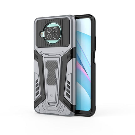 War Chariot Series Armor All-inclusive Shockproof PC + TPU Protective Case with Invisible Holder, For Xiaomi Mi 10T Lite 5G, For Xiaomi Poco X3, For Xiaomi Redmi Note 9