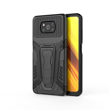 War Chariot Series Armor All-inclusive Shockproof PC + TPU Protective Case with Invisible Holder, For Xiaomi Mi 10T Lite 5G, For Xiaomi Poco X3, For Xiaomi Redmi Note 9
