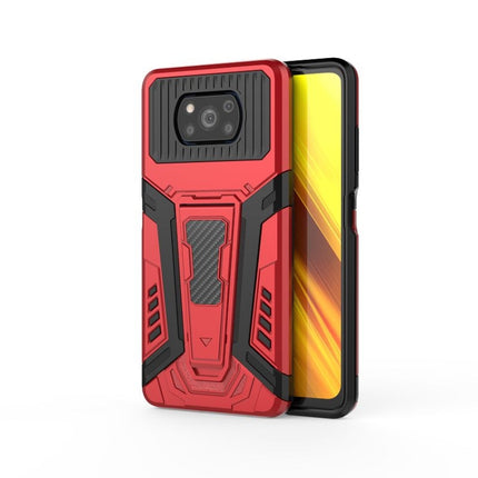 War Chariot Series Armor All-inclusive Shockproof PC + TPU Protective Case with Invisible Holder, For Xiaomi Mi 10T Lite 5G, For Xiaomi Poco X3, For Xiaomi Redmi Note 9