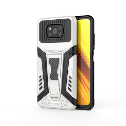 War Chariot Series Armor All-inclusive Shockproof PC + TPU Protective Case with Invisible Holder, For Xiaomi Mi 10T Lite 5G, For Xiaomi Poco X3, For Xiaomi Redmi Note 9