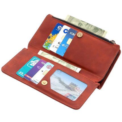 Skin Feel Detachable Magnetic Zipper Horizontal Flip PU Leather Case with Multi-Card Slots & Holder & Wallet & Photo Frame & Lanyard, For Samsung Galaxy A32 5G, For Samsung Galaxy A42, For Samsung Galaxy A52 5G / 4G, For Samsung Galaxy A72 5G / 4G