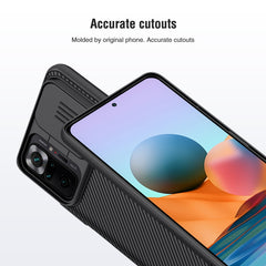 NILLKIN Black Mirror Series PC Camshield Full Coverage Dust-proof Scratch Resistant Case, For Xiaomi Redmi Note 10 Pro / 10 Pro Max