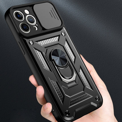 Funda protectora de TPU + PC con diseño de cubierta de cámara deslizante para iPhone 12, iPhone 12 Pro, iPhone 12 Pro Max