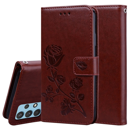 Rose Embossed Horizontal Flip PU Leather Case with Holder & Card Slots & Wallet, For Samsung Galaxy A02 (EU Version), For Samsung Galaxy A12, For Samsung Galaxy A32 4G, For Samsung Galaxy A32 5G