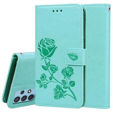 Rose Embossed Horizontal Flip PU Leather Case with Holder & Card Slots & Wallet, For Samsung Galaxy A02 (EU Version), For Samsung Galaxy A12, For Samsung Galaxy A32 4G, For Samsung Galaxy A32 5G