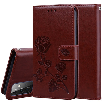 Rose Embossed Horizontal Flip PU Leather Case with Holder & Card Slots & Wallet, For Samsung Galaxy A42 5G, For Samsung Galaxy A52 5G / 4G, For Samsung Galaxy A72 5G / 4G, For Samsung Galaxy S21 5G