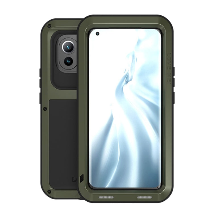 LOVE MEI Metal Shockproof Waterproof Dustproof Protective Case without Glass