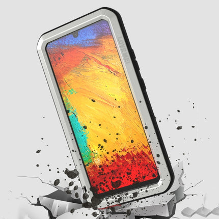 LOVE MEI Metal Shockproof Waterproof Dustproof Protective Case with Glass, For Samsung Galaxy A42, For Samsung Galaxy A72 5G / 4G
