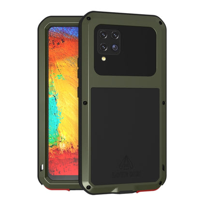 LOVE MEI Metal Shockproof Waterproof Dustproof Protective Case with Glass, For Samsung Galaxy A42, For Samsung Galaxy A72 5G / 4G