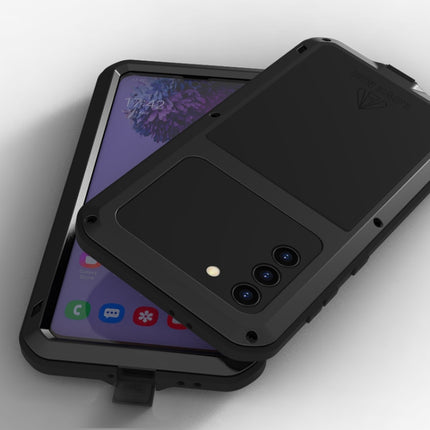 LOVE MEI Metal Shockproof Waterproof Dustproof Protective Case with Glass, For Samsung Galaxy S21+ 5G, For Samsung Galaxy A72 5G / 4G