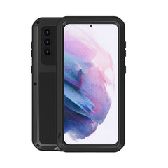 LOVE MEI Metal Shockproof Waterproof Dustproof Protective Case with Glass, For Samsung Galaxy S21+ 5G, For Samsung Galaxy A72 5G / 4G