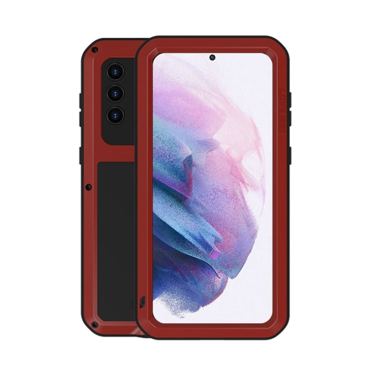 LOVE MEI Metal Shockproof Waterproof Dustproof Protective Case with Glass, For Samsung Galaxy S21+ 5G, For Samsung Galaxy A72 5G / 4G