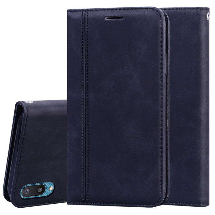 Frosted Business Magnetic Horizontal Flip PU Leather Case with Holder & Card Slot & Lanyard, For Samsung Galaxy A02 (EU Version), For Samsung Galaxy A12 5G, For Samsung Galaxy A32 4G, For Samsung Galaxy A32 5G