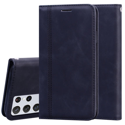 Frosted Business Magnetic Horizontal Flip PU Leather Case with Holder & Card Slot & Lanyard, For Samsung Galaxy S21 Ultra 5G, For Samsung Galaxy S21 5G