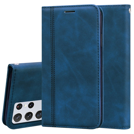 Frosted Business Magnetic Horizontal Flip PU Leather Case with Holder & Card Slot & Lanyard, For Samsung Galaxy S21 Ultra 5G, For Samsung Galaxy S21 5G
