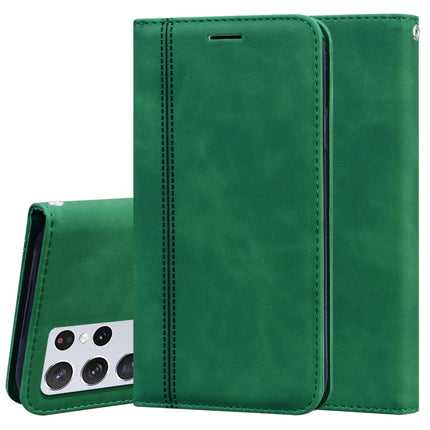 Frosted Business Magnetic Horizontal Flip PU Leather Case with Holder & Card Slot & Lanyard, For Samsung Galaxy S21 Ultra 5G, For Samsung Galaxy S21 5G