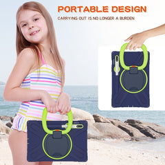 Funda protectora de silicona y PC con soporte y correa para el hombro, para Samsung Galaxy Tab S8 / Galaxy Tab S7 T870 / T875, para Samsung Galaxy Tab A7 10.4 (2020) T500 / T505