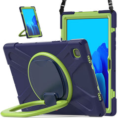 Funda protectora de silicona y PC con soporte y correa para el hombro, para Samsung Galaxy Tab S8 / Galaxy Tab S7 T870 / T875, para Samsung Galaxy Tab A7 10.4 (2020) T500 / T505