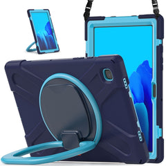 Silicone + PC Protective Case with Holder & Shoulder Strap, For Samsung Galaxy Tab S8 / Galaxy Tab S7 T870 / T875, For Samsung Galaxy Tab A7 10.4 (2020) T500 / T505