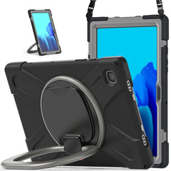 Funda protectora de silicona y PC con soporte y correa para el hombro, para Samsung Galaxy Tab S8 / Galaxy Tab S7 T870 / T875, para Samsung Galaxy Tab A7 10.4 (2020) T500 / T505